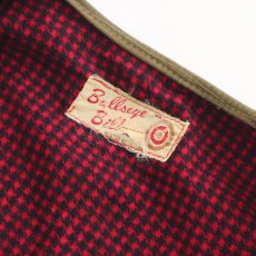 画像8: 〜60's Bullseye Bill COTTON TWILL ZIP HUNTING VEST (8)