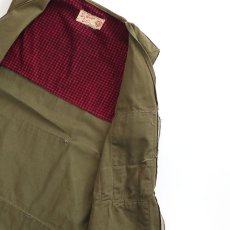 画像5: 〜60's Bullseye Bill COTTON TWILL ZIP HUNTING VEST (5)