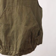 画像13: 〜60's Bullseye Bill COTTON TWILL ZIP HUNTING VEST (13)