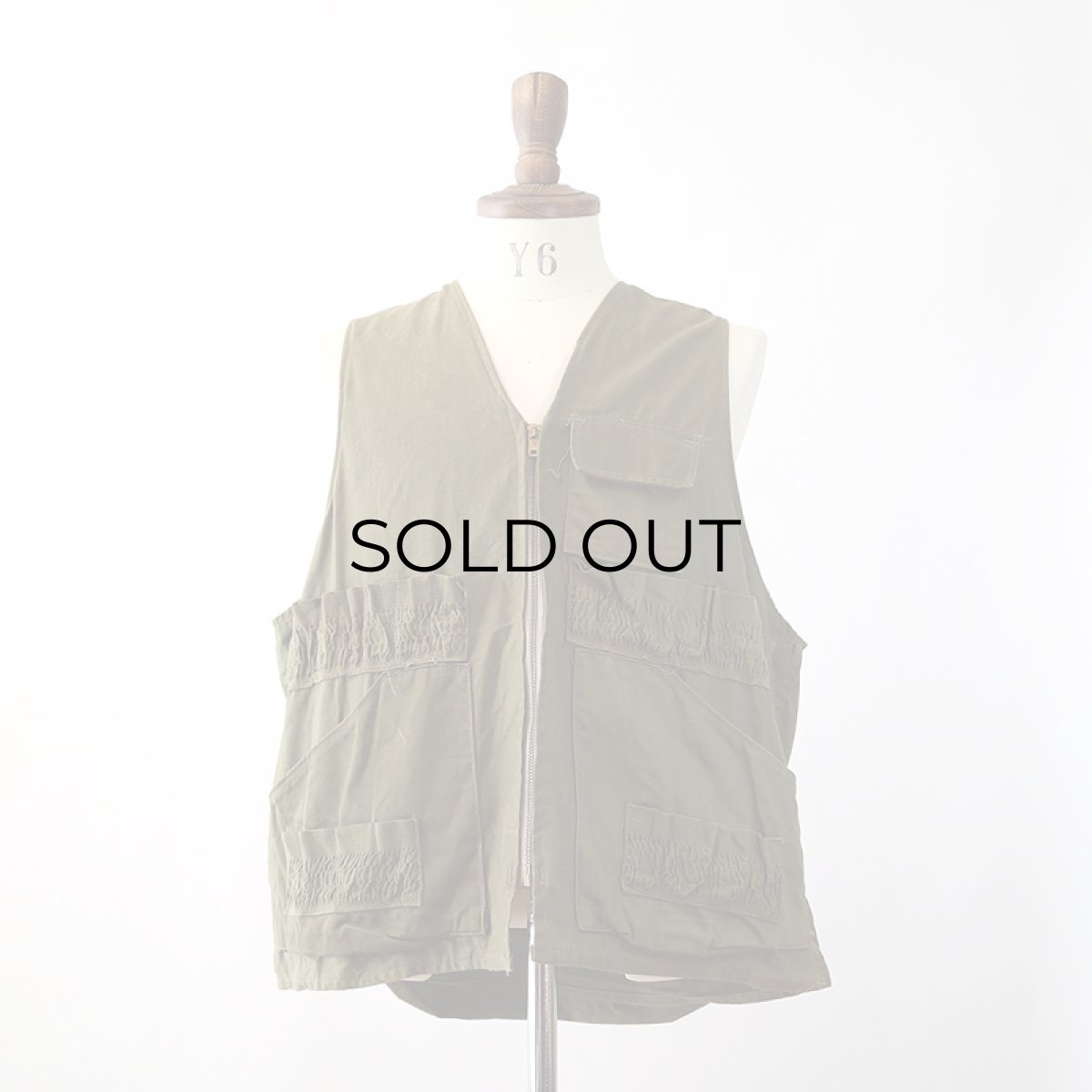 画像14: 〜60's Bullseye Bill COTTON TWILL ZIP HUNTING VEST (14)