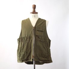 画像14: 〜60's Bullseye Bill COTTON TWILL ZIP HUNTING VEST (14)