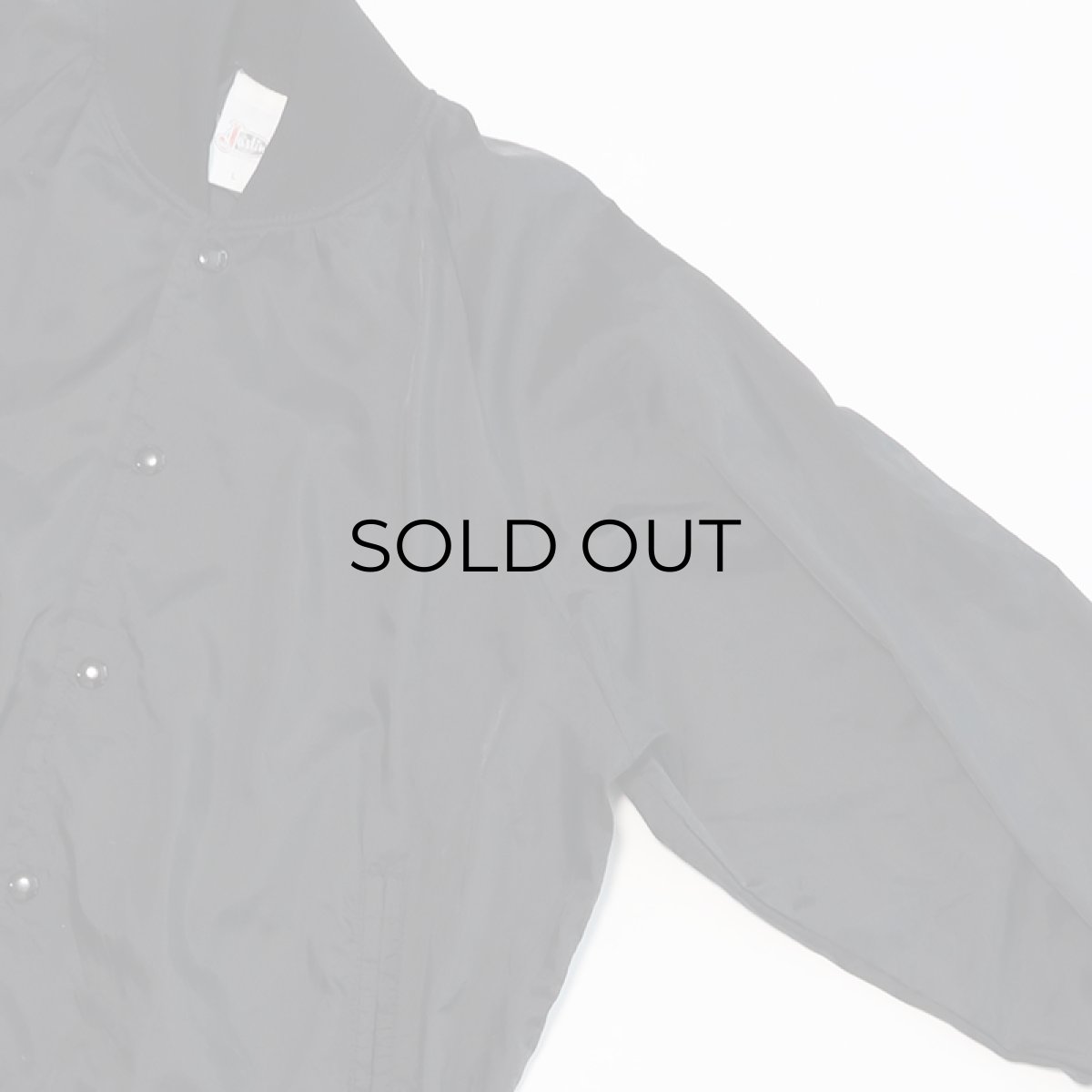 画像4: 〜90's Justin NYLON BACK LOGO PRINT SNAP BLOUSON  "Justin" "MADE IN USA" (4)