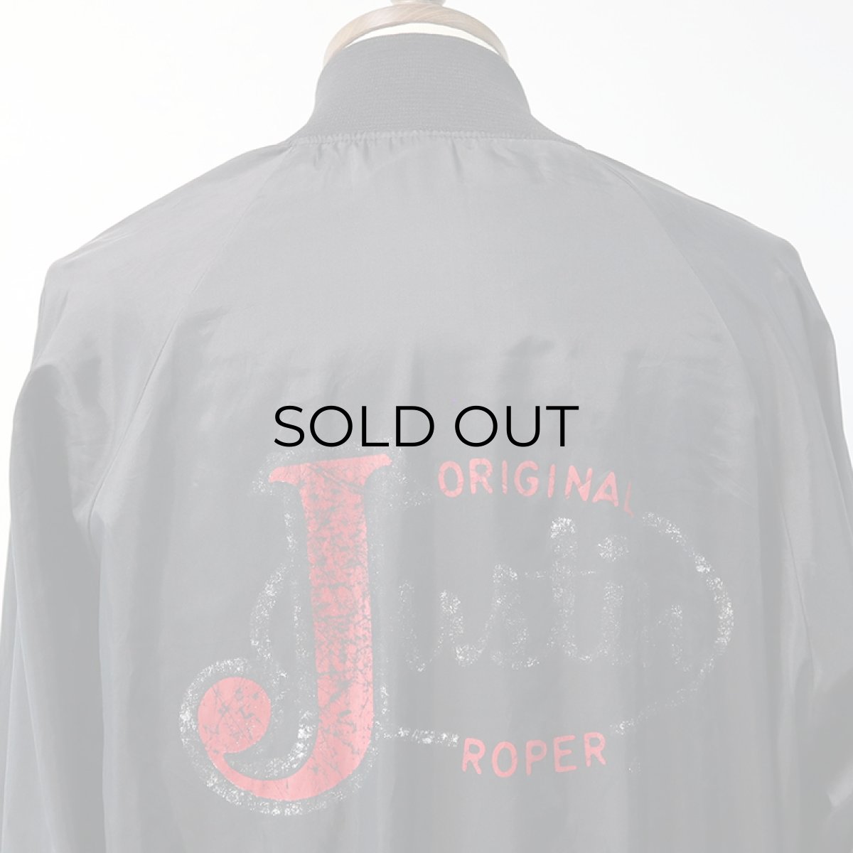 画像13: 〜90's Justin NYLON BACK LOGO PRINT SNAP BLOUSON  "Justin" "MADE IN USA" (13)