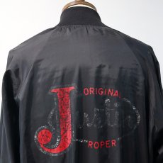 画像13: 〜90's Justin NYLON BACK LOGO PRINT SNAP BLOUSON  "Justin" "MADE IN USA" (13)