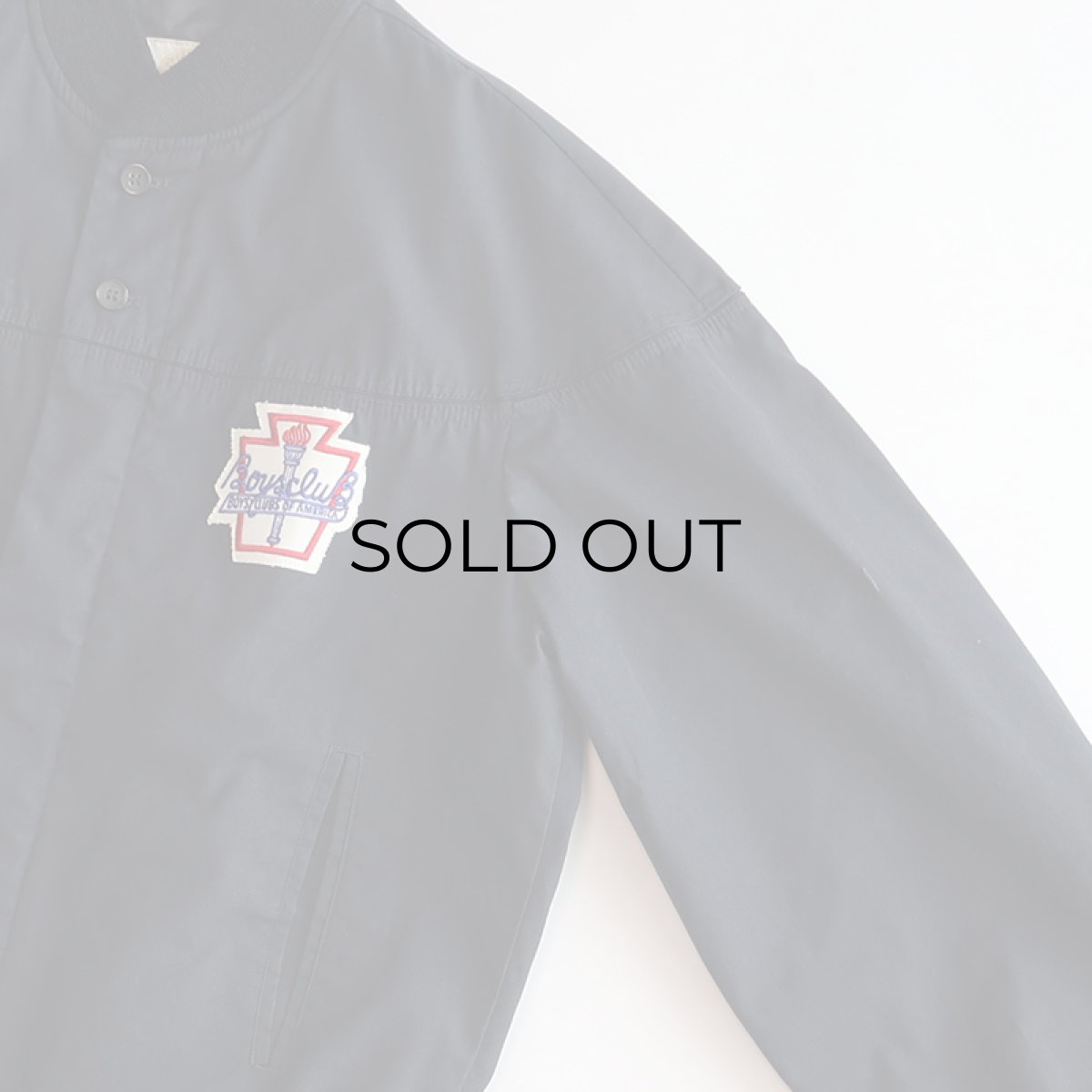 画像4: 60's-70's PETERS CUP SHOULDER ZIP BLOUSON with WAPPEN (4)