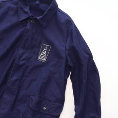 画像4: OLD UNKNOWN BRAND COTTON MOLESKIN 2P GERMAN WORK JACKET with WAPPEN (4)