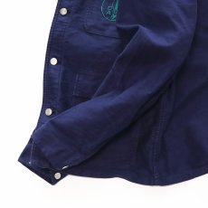 画像7: OLD UNKNOWN BRAND COTTON MOLESKIN EMBROIDERED FRENCH WORK JACKET (7)