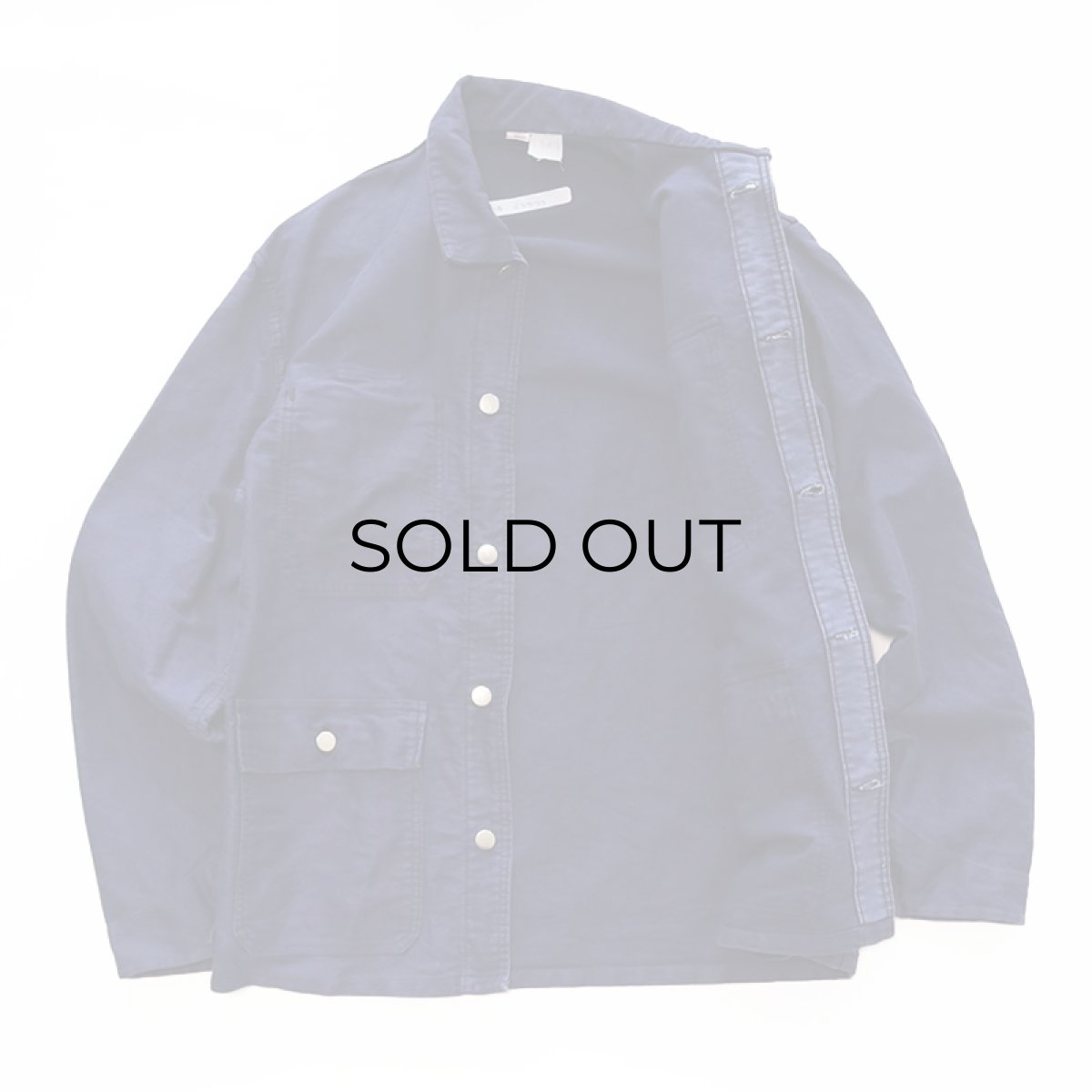 画像2: OLD UNKNOWN BRAND COTTON MOLESKIN EMBROIDERED FRENCH WORK JACKET (2)