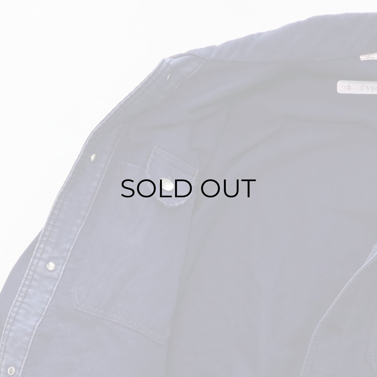 画像8: OLD UNKNOWN BRAND COTTON MOLESKIN EMBROIDERED FRENCH WORK JACKET (8)