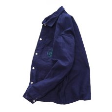 画像3: OLD UNKNOWN BRAND COTTON MOLESKIN EMBROIDERED FRENCH WORK JACKET (3)