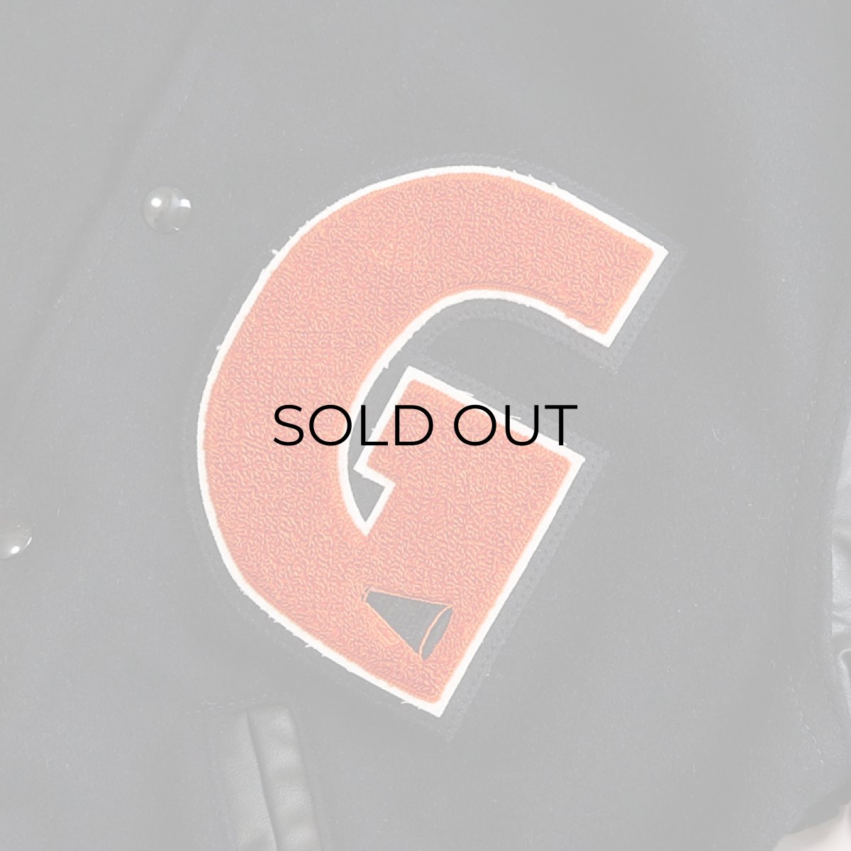 画像6: 〜00's HOLLOWAY WOOL MELTON FAKE LEATHER SLEEVE VARSITY JACKET "MADE IN USA" "DEADSTOCK" (6)