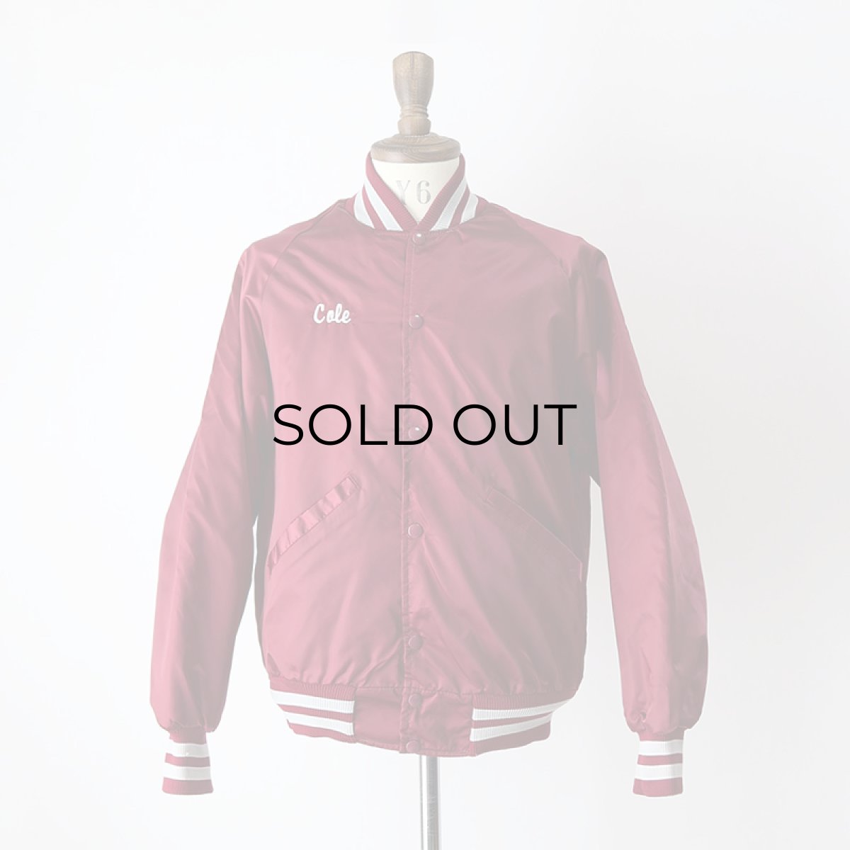 画像8: 80's DeLONG NYLON QUILTED LINING SNAP BLOUSON "MADE IN USA" (8)