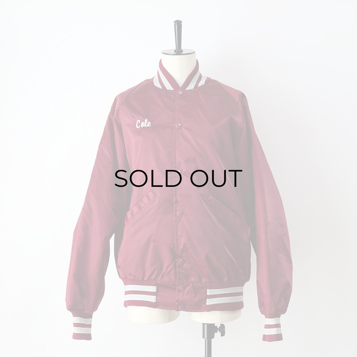 画像11: 80's DeLONG NYLON QUILTED LINING SNAP BLOUSON "MADE IN USA" (11)