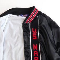 画像8: ASW JACKETS "US MARINES" NYLON FLANNEL LINING SNAP BLOUSON "MADE IN USA" (8)