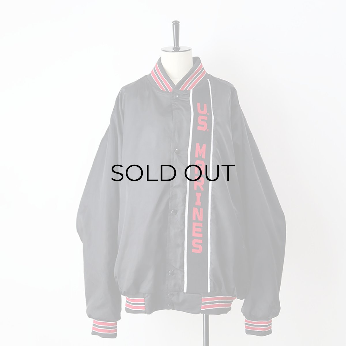 画像12: ASW JACKETS "US MARINES" NYLON FLANNEL LINING SNAP BLOUSON "MADE IN USA" (12)