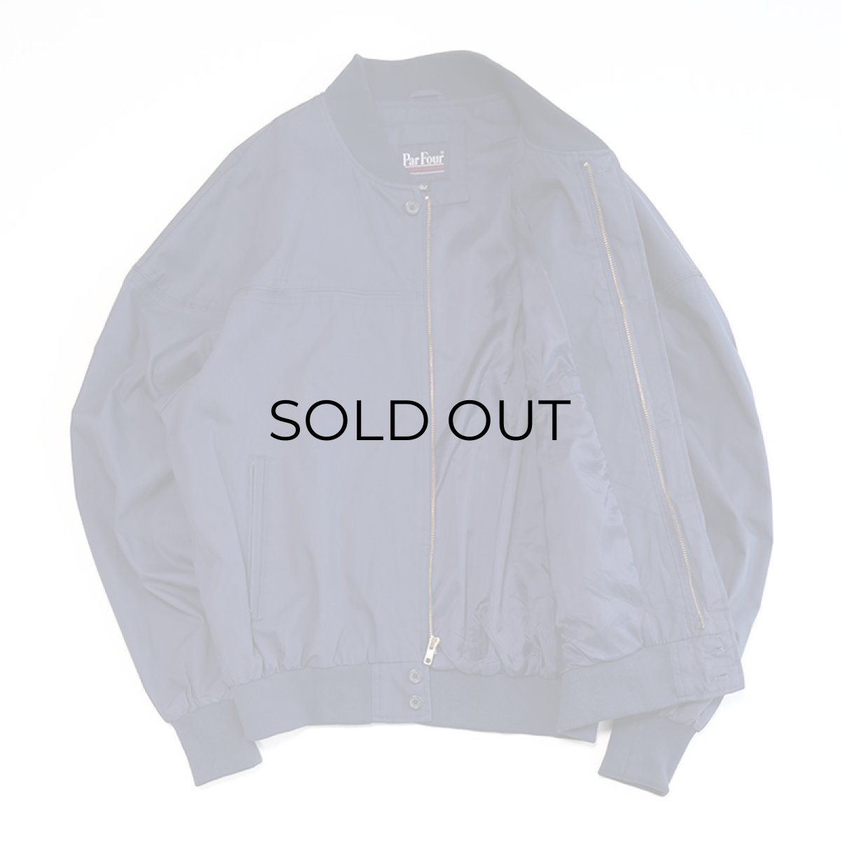 画像2: 80's Par Four CUP SHOULDER ZIP BLOUSON (2)