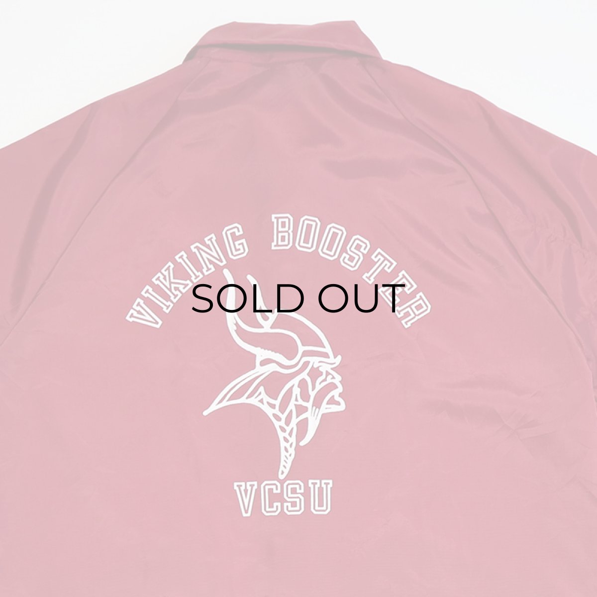 画像5: 80's King Louie "PRO FIT" NYLON W-PRINT SNAP COACH JACKET "VIKING CENTURY CLUB" "MADE IN USA" (5)