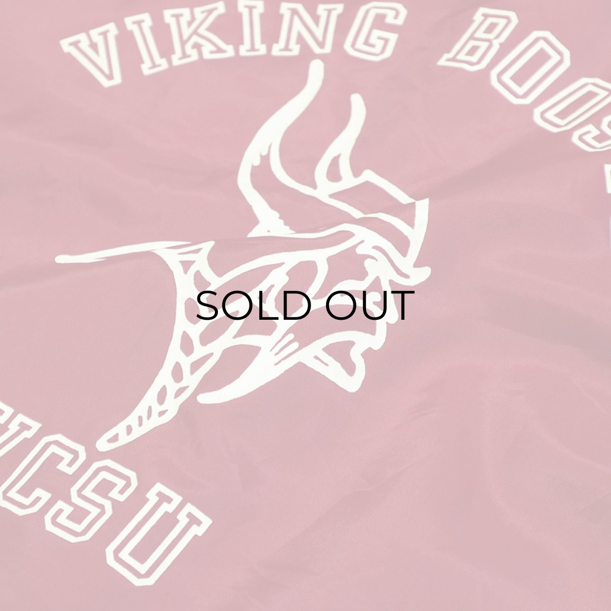 画像7: 80's King Louie "PRO FIT" NYLON W-PRINT SNAP COACH JACKET "VIKING CENTURY CLUB" "MADE IN USA" (7)