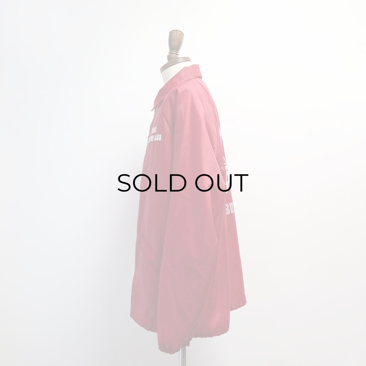 画像11: 80's King Louie "PRO FIT" NYLON W-PRINT SNAP COACH JACKET "VIKING CENTURY CLUB" "MADE IN USA" (11)