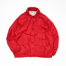 画像2: 70's Swingster NYLON BACK LETTERED FLANNEL LINING SNAP COACH JACKET "CANTON McKINLEY" (2)