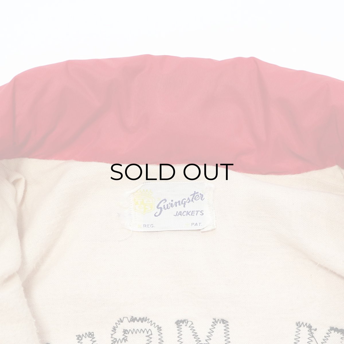 画像9: 70's Swingster NYLON BACK LETTERED FLANNEL LINING SNAP COACH JACKET "CANTON McKINLEY" (9)