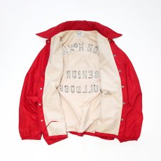 画像3: 70's Swingster NYLON BACK LETTERED FLANNEL LINING SNAP COACH JACKET "CANTON McKINLEY" (3)