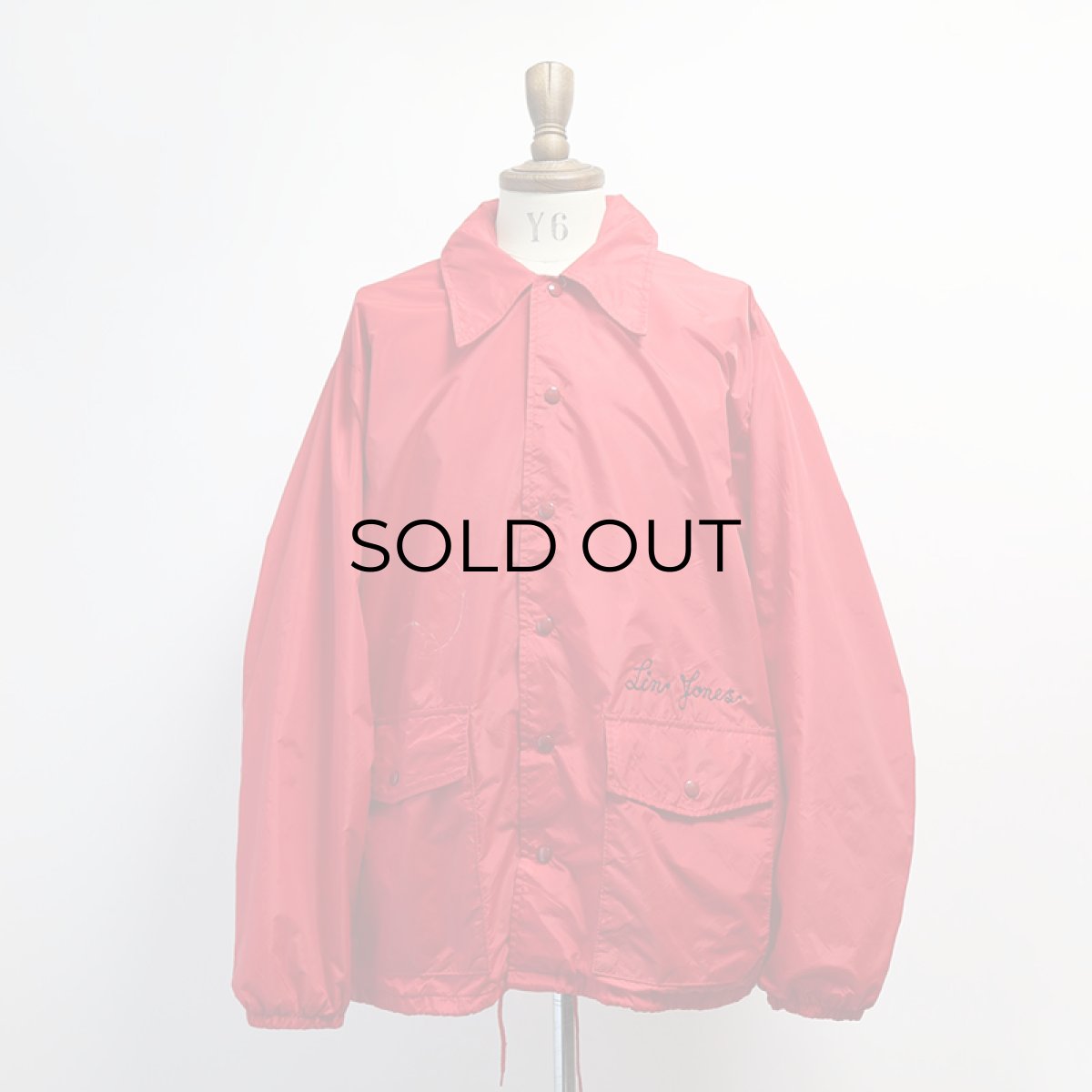 画像18: 70's Swingster NYLON BACK LETTERED FLANNEL LINING SNAP COACH JACKET "CANTON McKINLEY" (18)