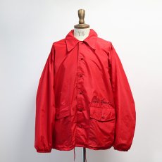 画像18: 70's Swingster NYLON BACK LETTERED FLANNEL LINING SNAP COACH JACKET "CANTON McKINLEY" (18)