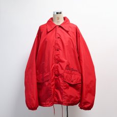 画像21: 70's Swingster NYLON BACK LETTERED FLANNEL LINING SNAP COACH JACKET "CANTON McKINLEY" (21)