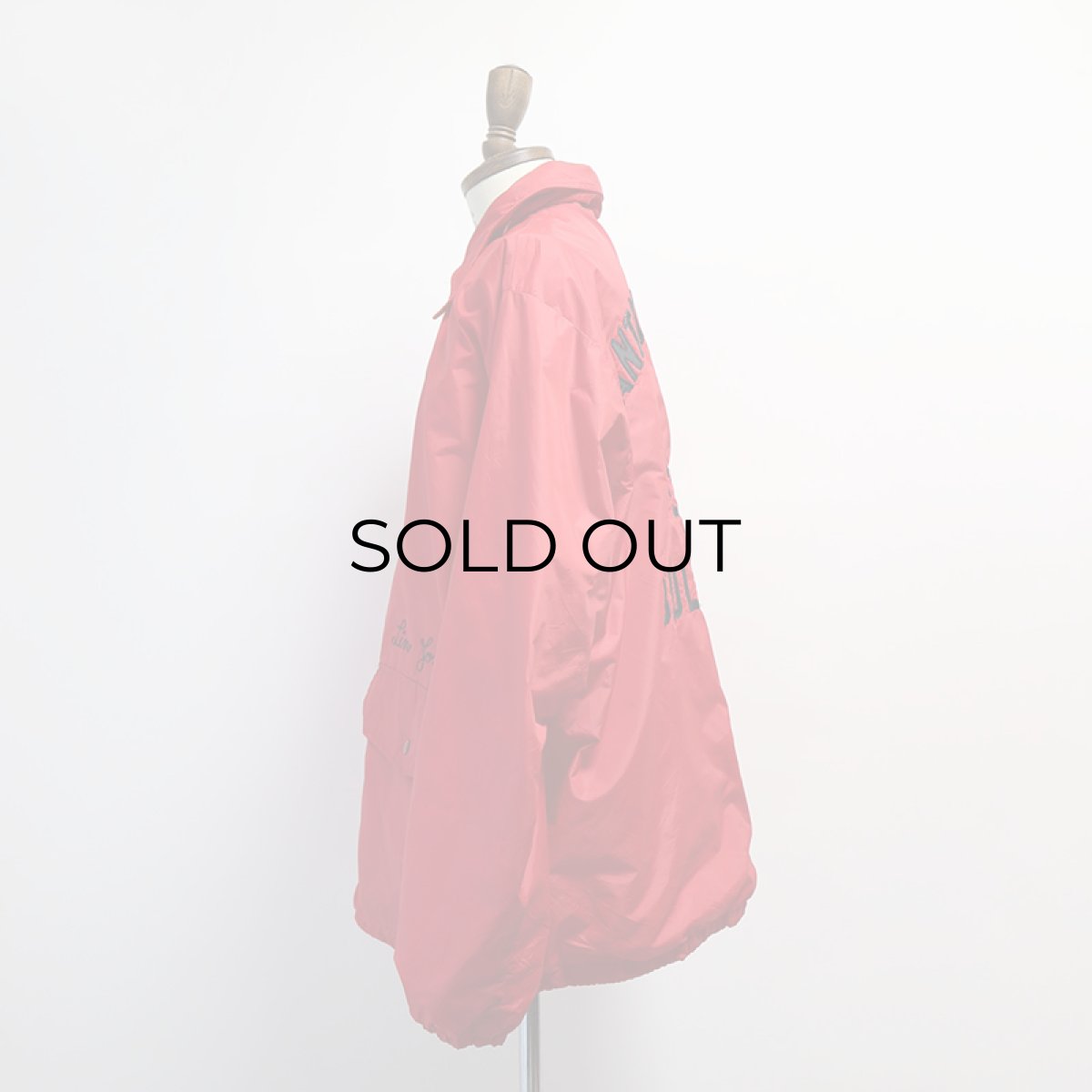 画像19: 70's Swingster NYLON BACK LETTERED FLANNEL LINING SNAP COACH JACKET "CANTON McKINLEY" (19)