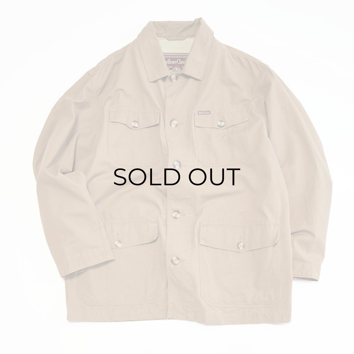画像1: 90's Marlboro Classics COTTON Lt. CANVAS WORK style JACKET (1)