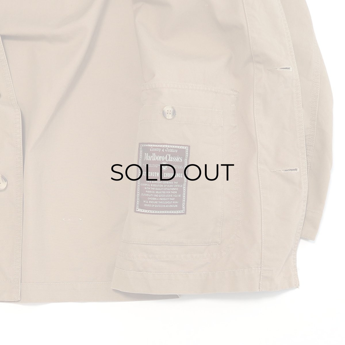 画像6: 90's Marlboro Classics COTTON Lt. CANVAS WORK style JACKET (6)