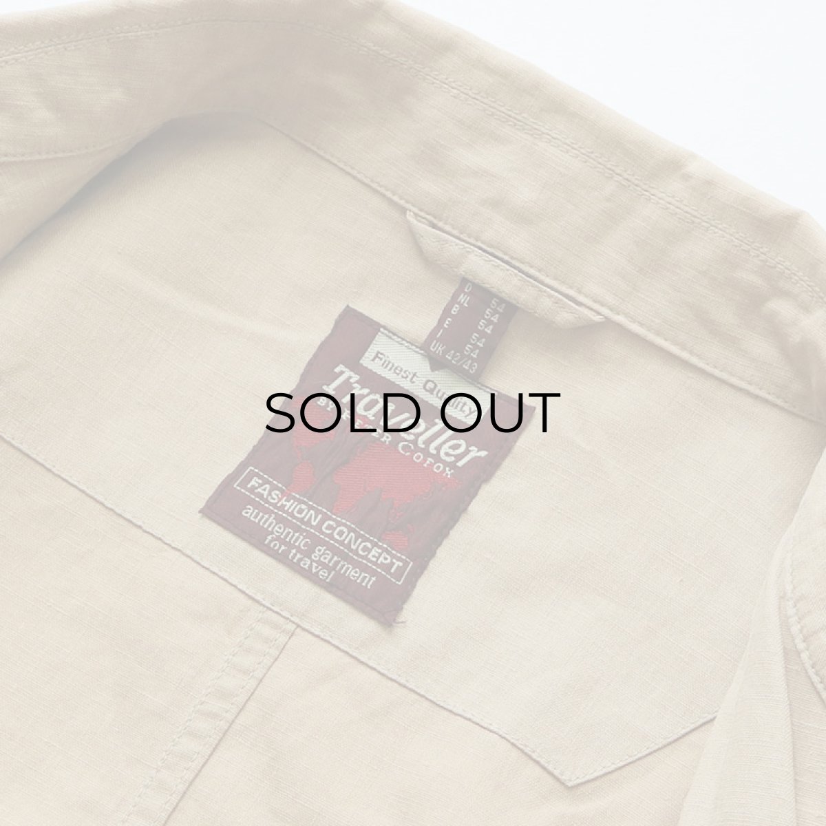 画像7: 90's Traveller by PETER COFOX COTTON LINEN TRAVELER JACKET (7)