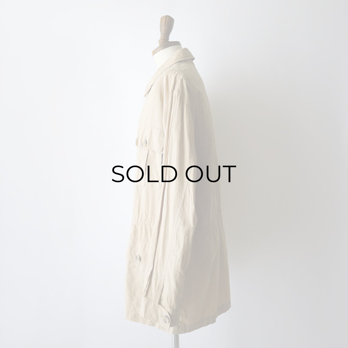 画像13: 90's Traveller by PETER COFOX COTTON LINEN TRAVELER JACKET (13)