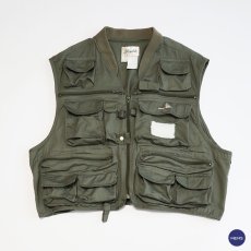 画像1: OLD Ausable TWILL FISHING VEST (1)