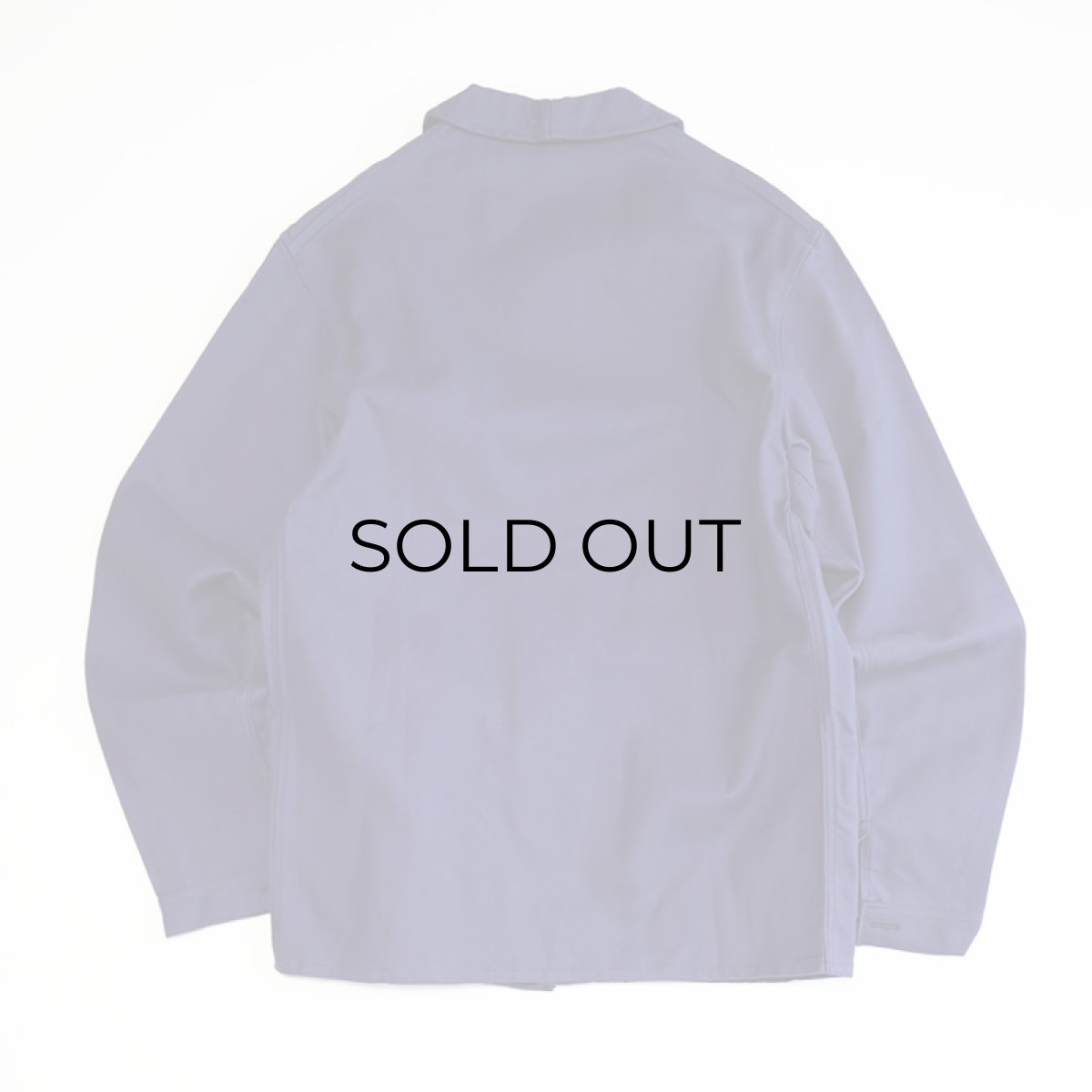 画像3: OLD UNKNOWN BRAND COTTON DRILL FRENCH WORK JACKET "DEADSTOCK" (3)