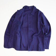 画像2: OLD UNKNOWN BRAND COTTON DRILL FRENCH WORK JACKET "DEADSTOCK" (2)