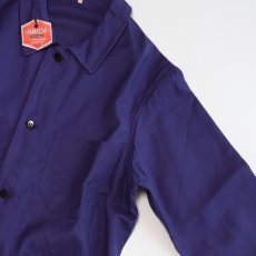 画像4: OLD UNKNOWN BRAND COTTON DRILL FRENCH WORK JACKET "DEADSTOCK" (4)
