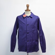 画像9: OLD UNKNOWN BRAND COTTON DRILL FRENCH WORK JACKET "DEADSTOCK" (9)