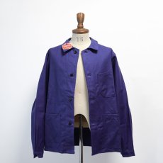 画像10: OLD UNKNOWN BRAND COTTON DRILL FRENCH WORK JACKET "DEADSTOCK" (10)