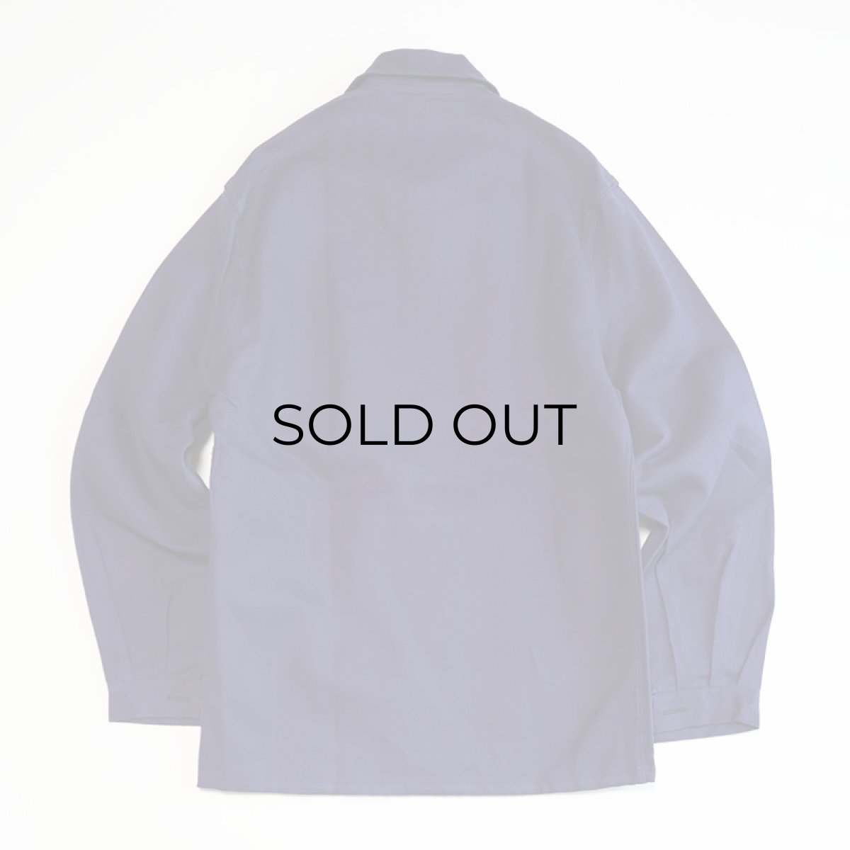 画像3: OLD UNKNOWN BRAND COTTON DRILL FRENCH WORK JACKET "DEADSTOCK" (3)