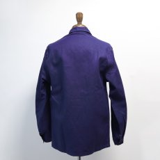 画像15: OLD UNKNOWN BRAND COTTON DRILL FRENCH WORK JACKET "DEADSTOCK" (15)