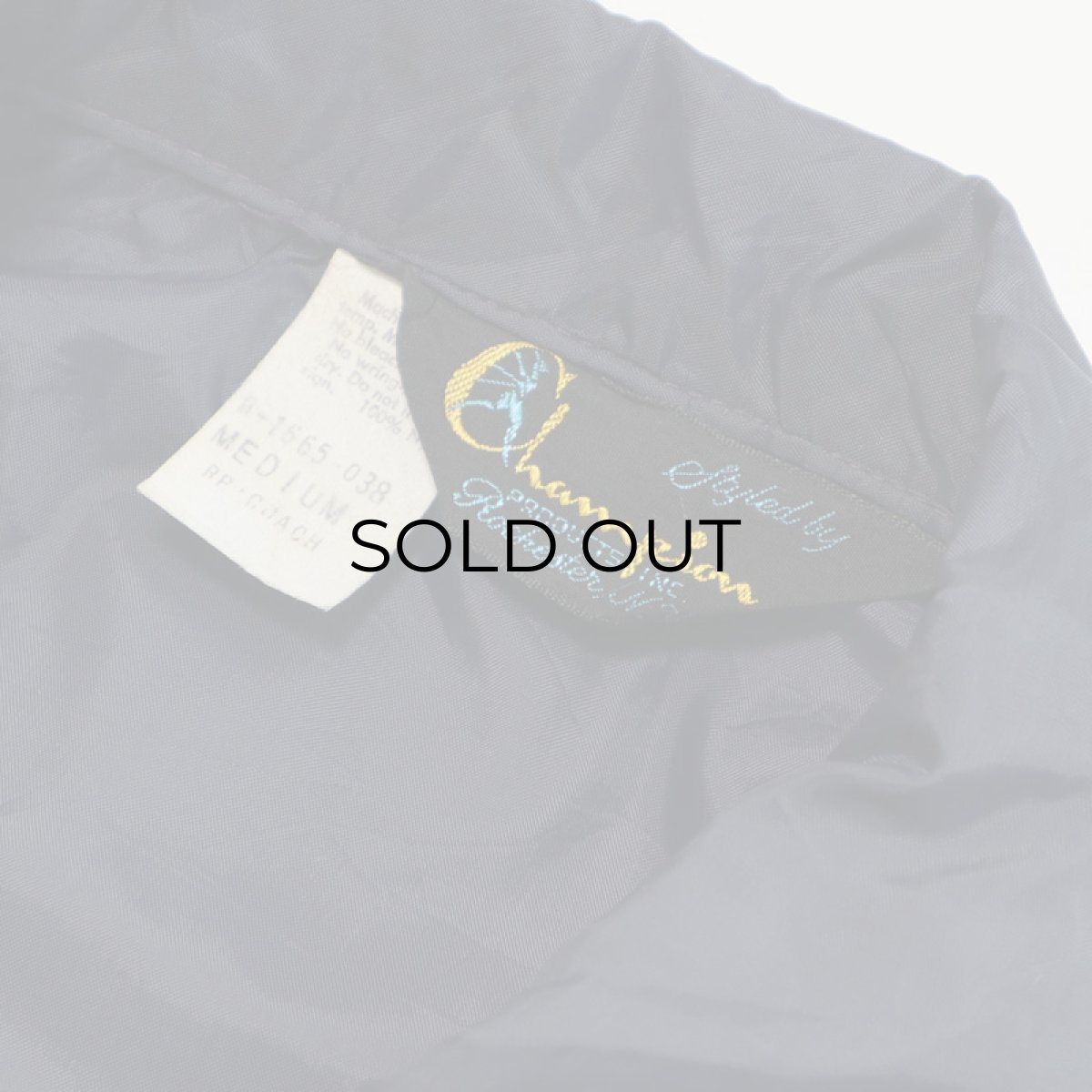 画像5: 70's Champion NYLON PRINT SNAP COACH JACKET "MUS" (5)