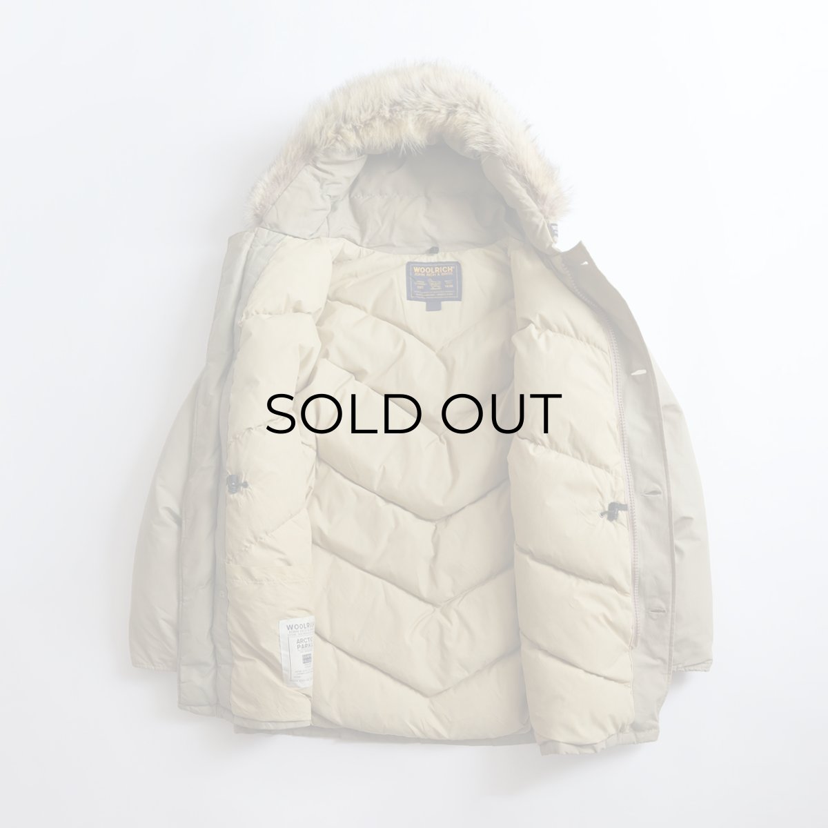 画像2: WOOLRICH "ARCTIC PARKA" COTTON NYLON FUR HOODED DOWN JACKET "MADE IN USA" (2)