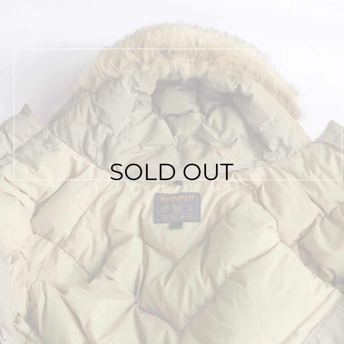画像14: WOOLRICH "ARCTIC PARKA" COTTON NYLON FUR HOODED DOWN JACKET "MADE IN USA" (14)
