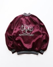 画像3: 〜90's AUBURN NYLON BACK PRINT FLANNEL LINING SNAP BLOUSON "Olympic Gymnastics Center" "MADE IN USA" (3)