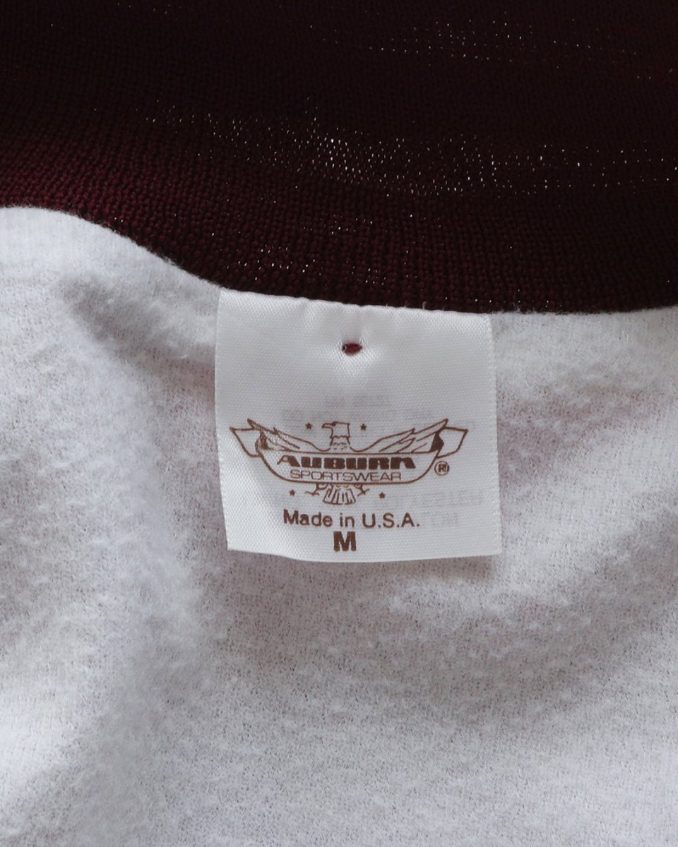 画像6: 〜90's AUBURN NYLON BACK PRINT FLANNEL LINING SNAP BLOUSON "Olympic Gymnastics Center" "MADE IN USA" (6)