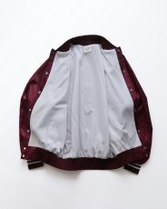 画像2: 〜90's AUBURN NYLON BACK PRINT FLANNEL LINING SNAP BLOUSON "Olympic Gymnastics Center" "MADE IN USA" (2)