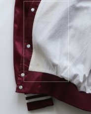 画像9: 〜90's AUBURN NYLON BACK PRINT FLANNEL LINING SNAP BLOUSON "Olympic Gymnastics Center" "MADE IN USA" (9)