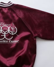 画像7: 〜90's AUBURN NYLON BACK PRINT FLANNEL LINING SNAP BLOUSON "Olympic Gymnastics Center" "MADE IN USA" (7)